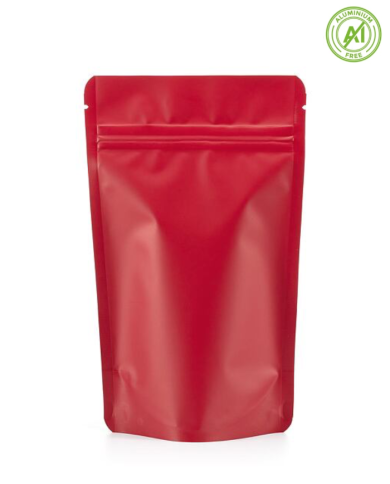 Doypack with ZIP raspberry matte