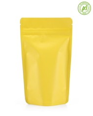 Doypack with ZIP yellow matte