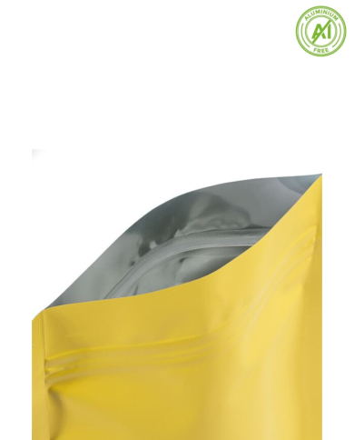 Doypack with ZIP yellow matte