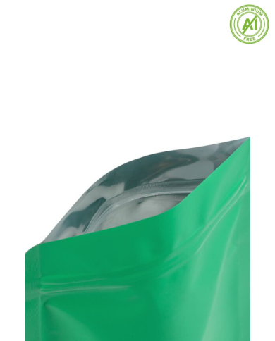 Doypack with ZIP green matte