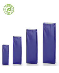 Three-layer glossy bag BLUE