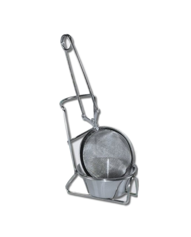 Stainless steel strainer with pad