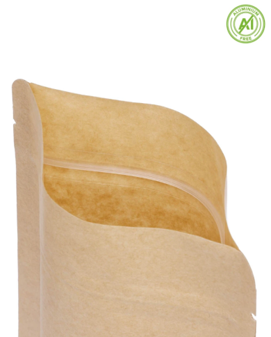 Doypack bag with ZIP without ALU layer