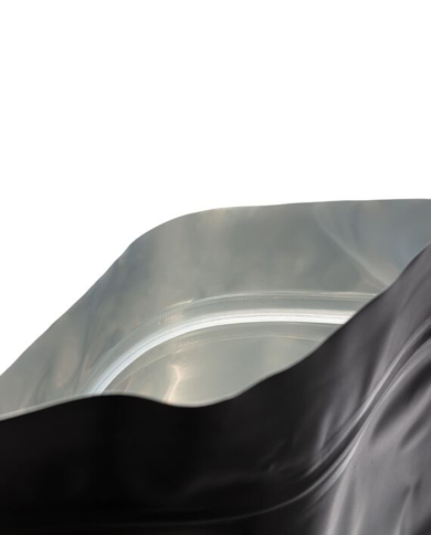 Doypack ZIP black matt with Al