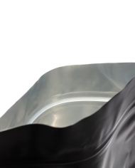 Doypack ZIP čierna matná s Al vrstvou