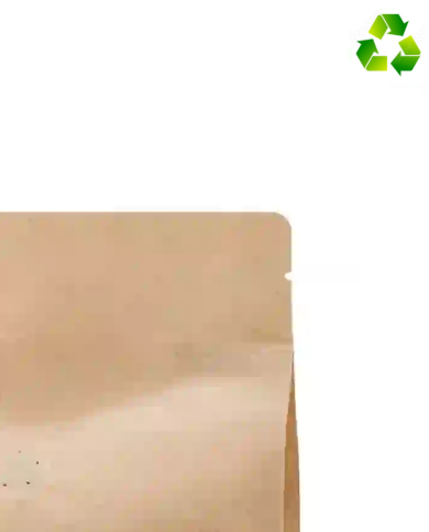 Recyclable flat bottom bags with valve