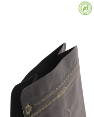 Block bottom bag Kraft paper with ZIP & valve