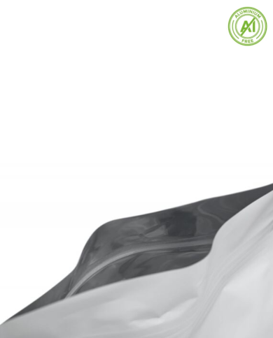 Vrecko s plochým dnom biele matné so ZIPom