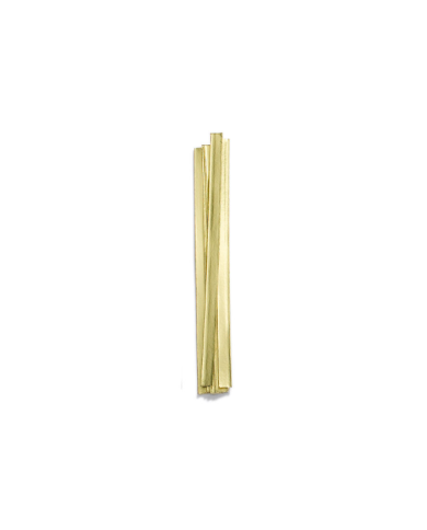 Closing clips gold color  150 mm