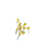 Closing clips gold  color 33 mm