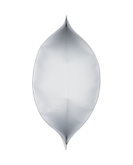 Doypack ZIP white matte with metallized foil