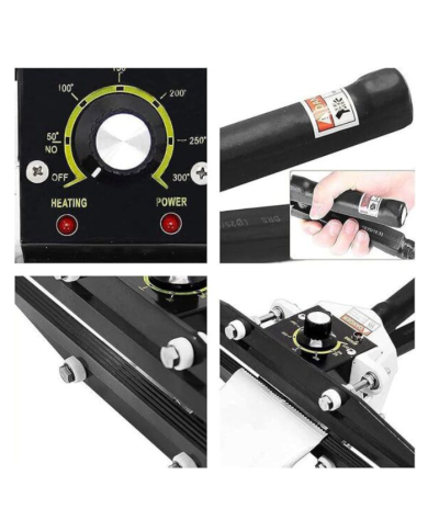 Permanently heated welding tongs