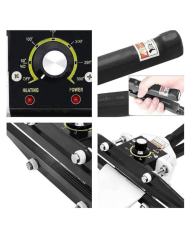 Permanently heated welding tongs