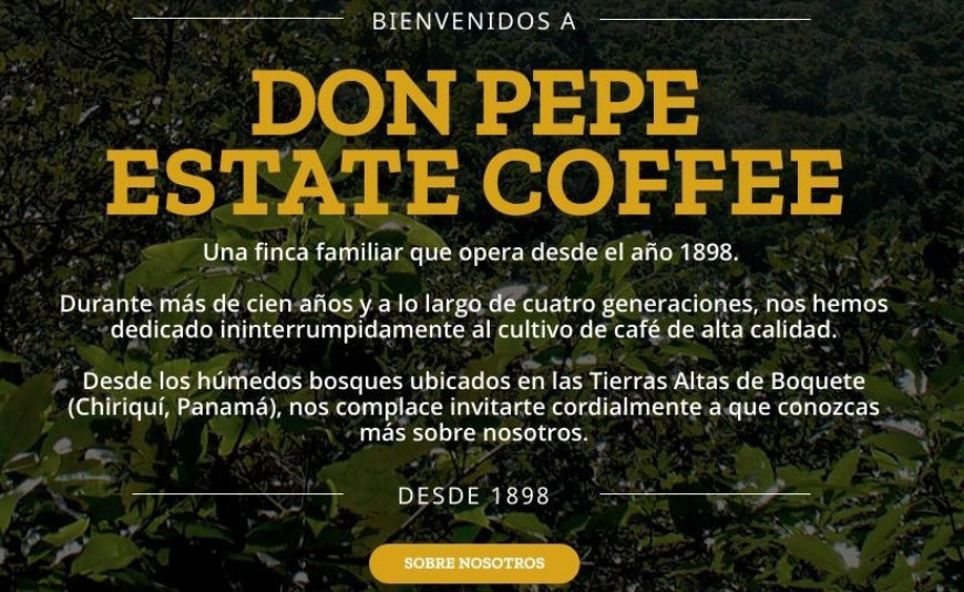 Káva z Panamy od Don Pepe Estate